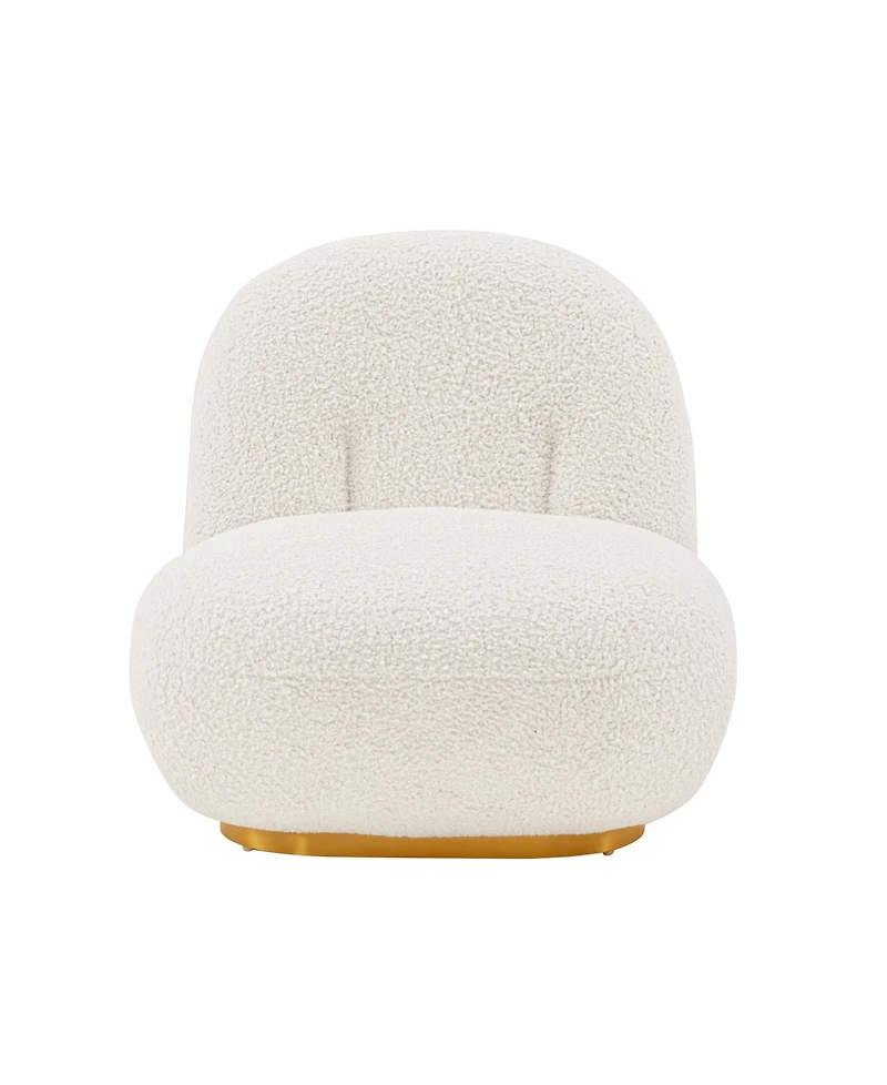 Manhattan Comfort Edina Modern 27.17" Boucle Fabric Upholstered Accent Chair