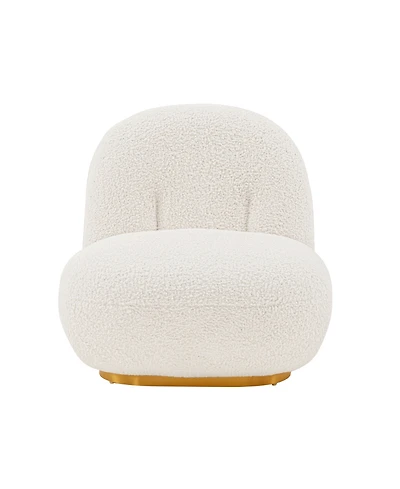 Manhattan Comfort Edina Modern 27.17" Boucle Fabric Upholstered Accent Chair