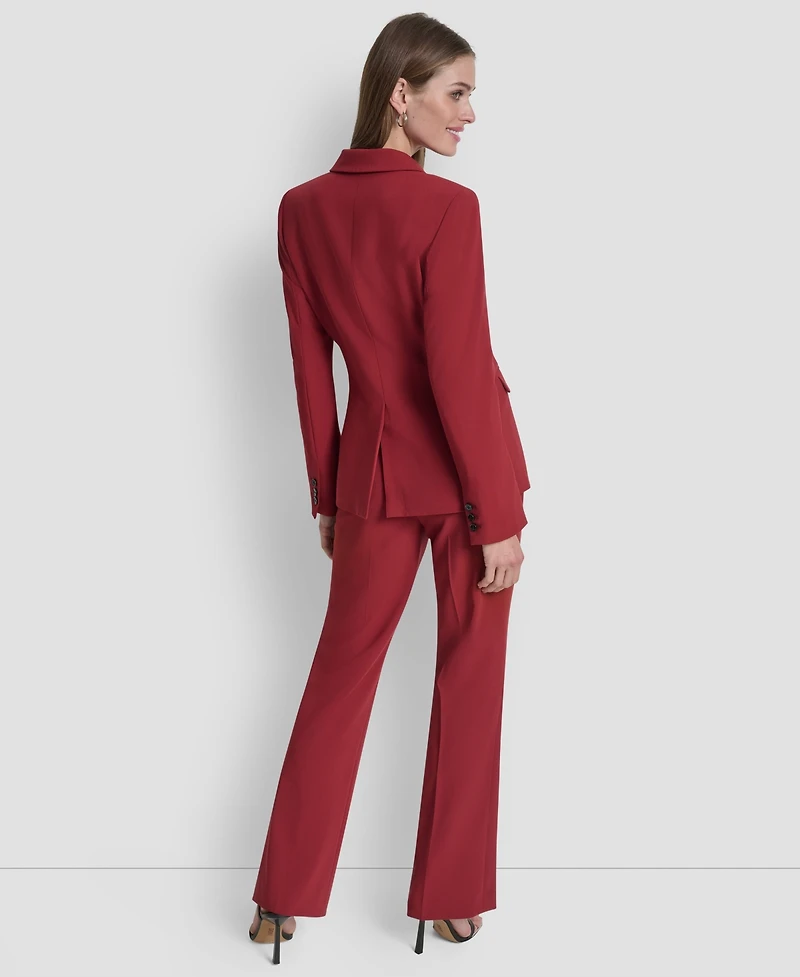 Dkny Petite One-Button Long Sleeve Jacket