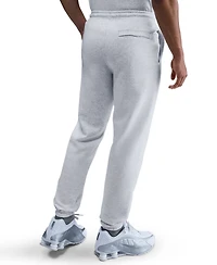 Nike Men's Cuffed Brushed Fleece Logo Sweatpants