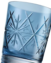 Waterford Winter Wonders Icy Blue Snowflake Double Old-Fashioned Glass