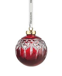 Waterford Lismore Red Bauble Ornament