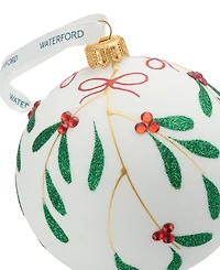 Waterford Holiday Heirlooms Mistletoe Bauble Ornament