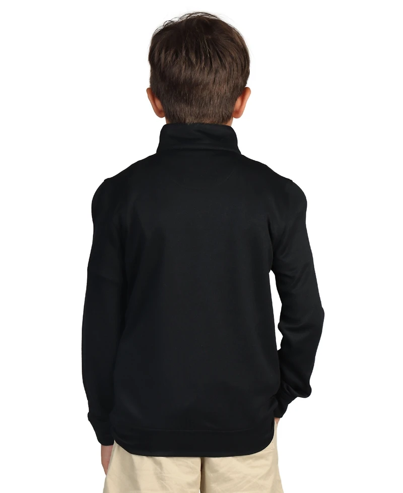 Tailorbyrd Boys Contrast Trim Modal Quarter-Zip