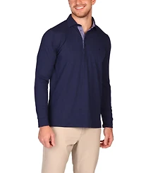 Tailorbyrd Men's Byrd Blend Long Sleeve Polo