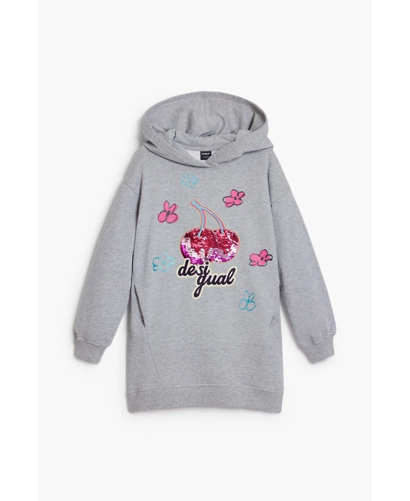 Desigual Girls's Cherry hooded dress