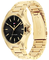 Tommy Hilfiger Men's Quartz Gold Tone Stainless Steel Bracelet Watch, 42mm