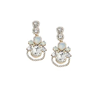 Sohi Rhinestones Drop Earrings
