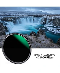 K&F Concept 82mm Nano-x Neutral Density ND1000 3.0 10-Stop Magnetic Filter