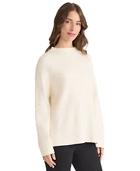 Jones New York Petite Mock Neck Sweater