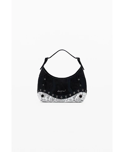 Desigual Women's Small studded snake bag