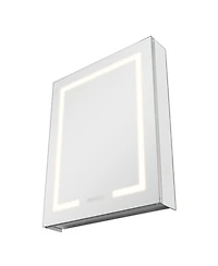Slickblue Wall-Mount Medicine Cabinet with Lights and 2-Side Mirrors