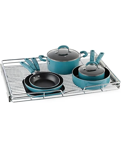 Florida Brands Pull Out Cabinet Organizer with Chrome Finish 30 x 21 In