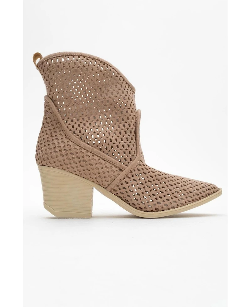 Prologue Shoes Pera Block Heel Boot (Women)