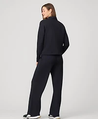Cable & Gauge Grommet Detail Top Wide Leg Pant Lounge Set