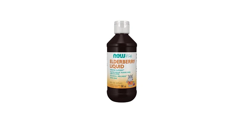 Now Foods Elderberry Liquid for Kids ,8 Oz