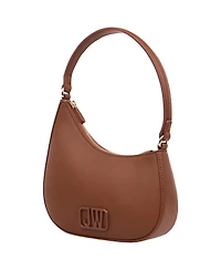 Jason Wu Smooth Pu Shoulder Bag with Tonal 3D Logo