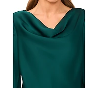 CeCe Women's Long-Sleeve Cowl Neck Top