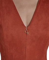 Calvin Klein Women's Sleeveless Fit and Flare Short Dress