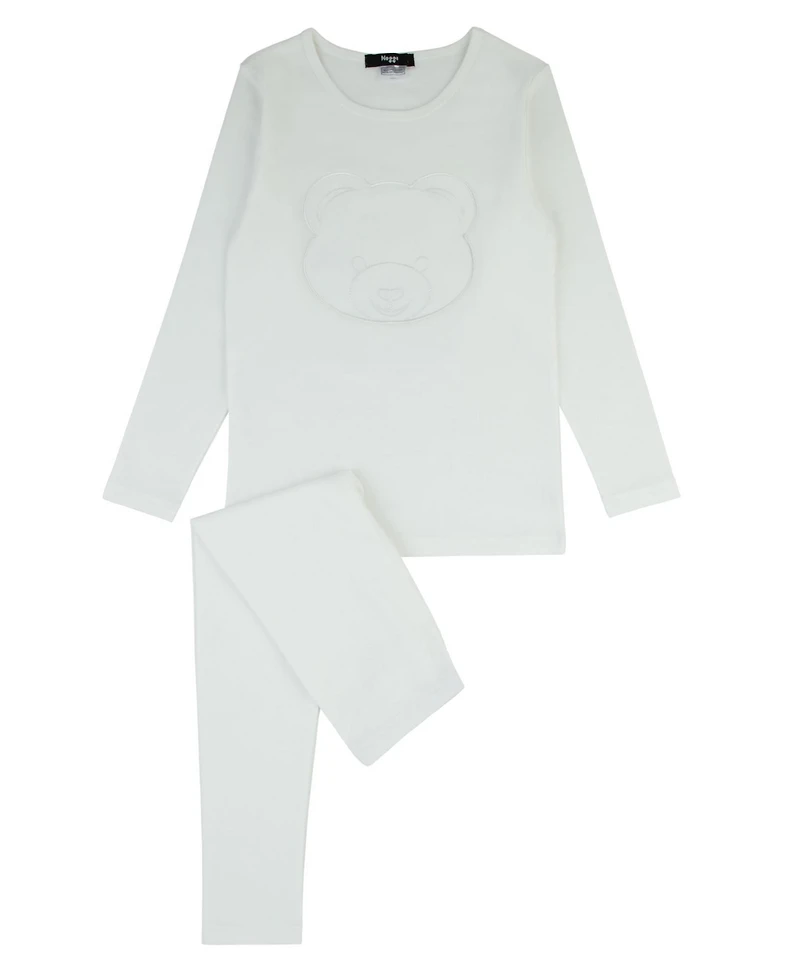 NoggiWear Little Boys Little/Big Puffy Bear Loungewear Set