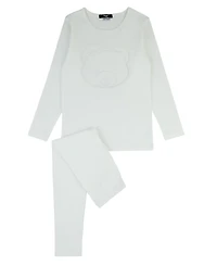 NoggiWear Little Boys Little/Big Puffy Bear Loungewear Set