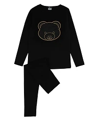 NoggiWear Little Boys Little/Big Puffy Bear Loungewear Set