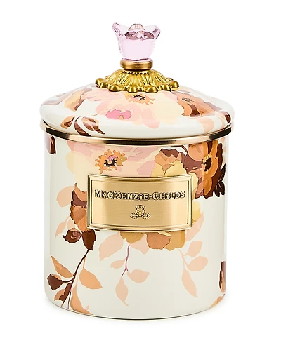 MacKenzie-Childs Wild Rose Small Canister