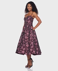 Alex & Sophia Juniors' Jacquard Midi Dress