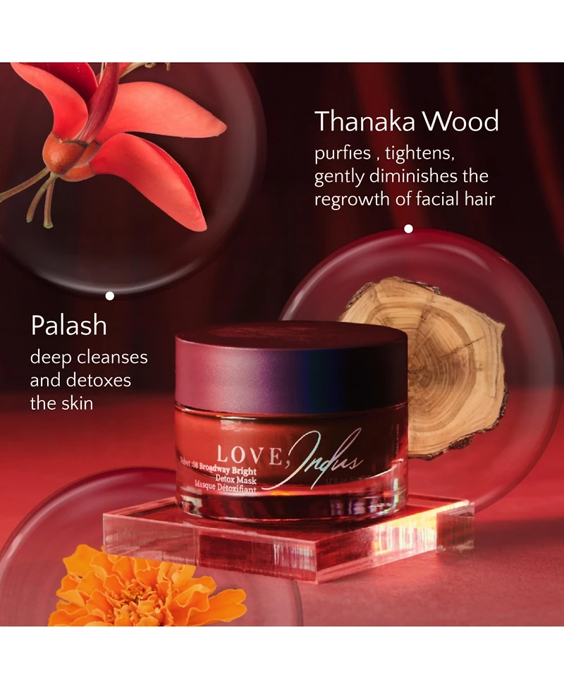 Love, Indus Velvet :08 Broadway Bright - Detox Mask