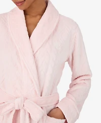 Lauren Ralph Women's Long Sleeve Shawl Collar Short Robe