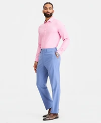 Tayion Collection Men's Classic-Fit Blue Stripe Suit Separates Pants