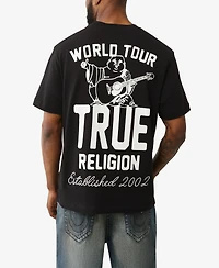 True Religion Men's Patch Rinse Short Sleeve T-Shirt