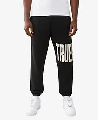 True Religion Men's Logo Standard Jogger Pants