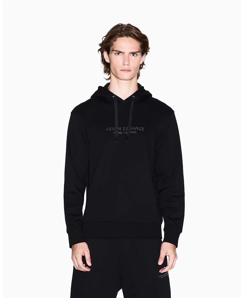 A|X Armani Exchange Men's Milan Ny Logo Hoodie