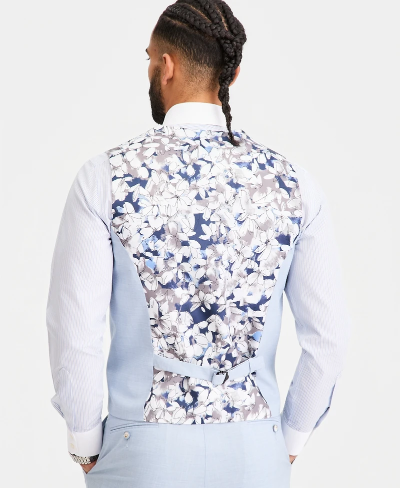 Tayion Collection Men's Classic-Fit Suit Separate Vest