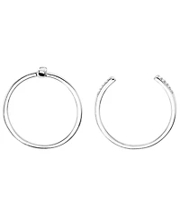 Macy's 2-Piece Cubic Zirconia Open Stackable Ring Set (0.23 ct. t.w.) in Sterling Silver