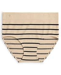 Lauren Ralph Women's Seamless Striped High-Rise Briefs
