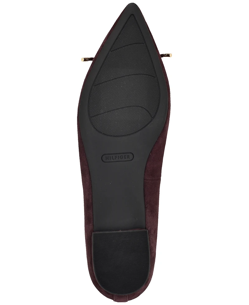 Tommy Hilfiger Women's Kimio Pointed Toe Slip-On Ballet Flats