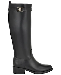 Tommy Hilfiger Women's Iviann Wide Calf Tall Riding Boots