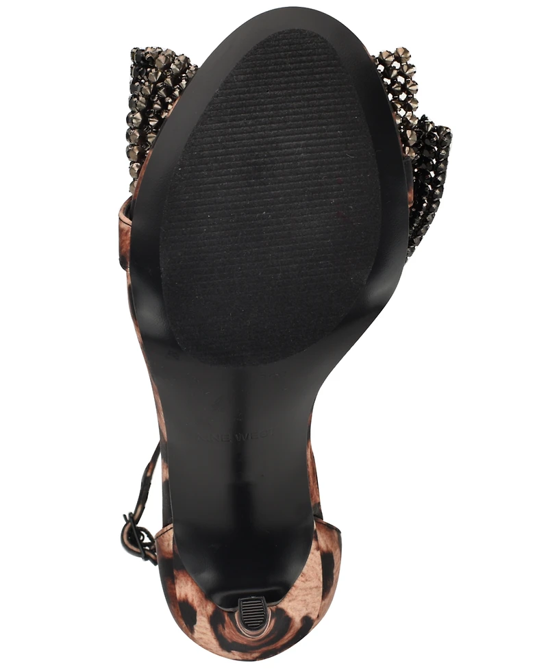 Nine West Women's Tansie Embellished High Stiletto Dress Sandals