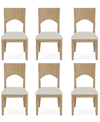 Furniture 6-Pc. Rubberwood Frandlyn Side Chair Set