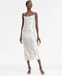 I.n.c. International Concepts Women's Sleeveless Sequin Dress, Macy's Exclusive
