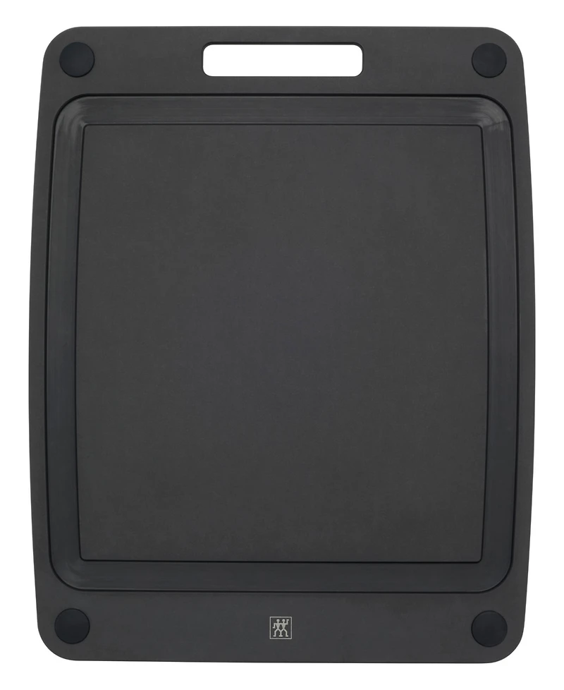 Zwilling Plant Fiber 14x11.25" Slate with Juice Grooves and Silicone Feet Cutting Board