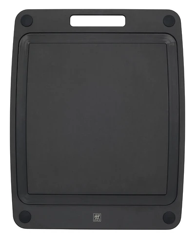 Zwilling Plant Fiber 14x11.25" Slate with Juice Grooves and Silicone Feet Cutting Board