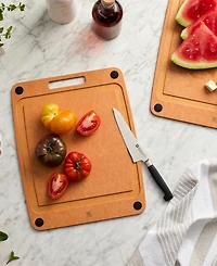 Zwilling Plant Fiber 14x11.25" Natural with Juice Grooves and Silicone Feet Cutting Board