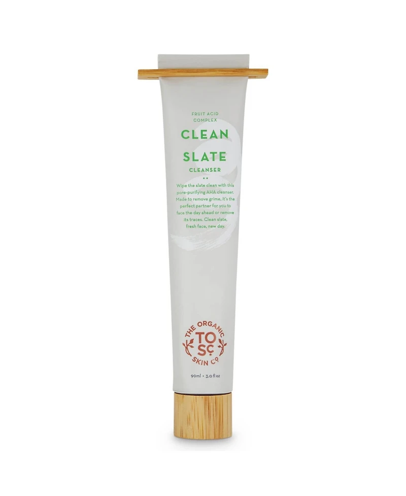 Facial Wash | Clean Slate by The Organic Skin Co. | Face Wash for Women and Men | Face Care | Exfoliating Face Wash with Aha | Gentle Face Cleanser fo