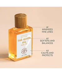 Nourishing Skin Glow Serum | Hydrating Face Oil with Rosemary & Turmeric, Gua Sha Organic Care | 30 mL