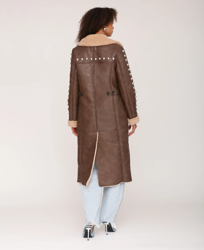 Avec Les Filles Women's Spread Collar Coat