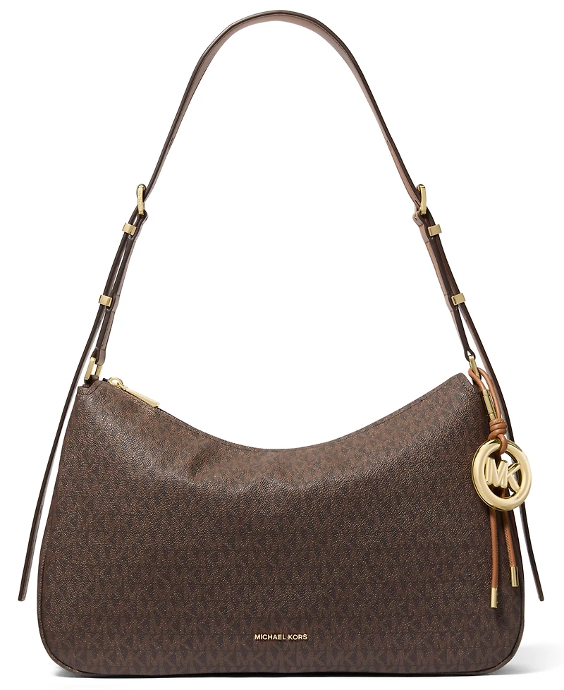 Michael Kors Nolita Medium Signature Logo Shoulder Bag