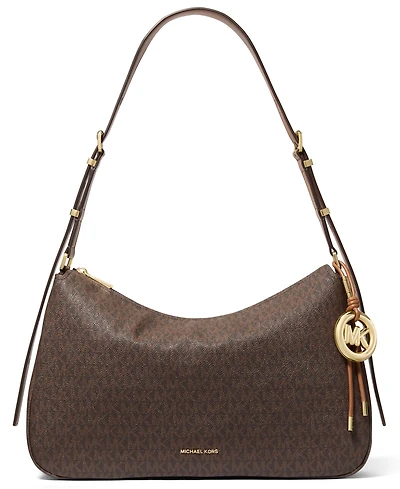 Michael Kors Nolita Medium Signature Logo Shoulder Bag